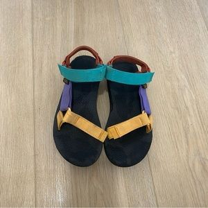 Teva Multicolor Sandals - Black, Teal, Purple, Yellow, Red